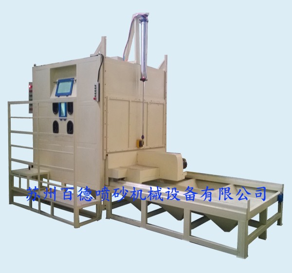 臺(tái)車轉(zhuǎn)盤(pán)高壓模具專用噴砂機(jī)